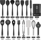 Silicone Kitchen Utensils Set, 16-Piece Silicone Cooking Utensils by Deedro - Image 8