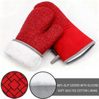 Oven Mitts and Pot Holders Sets 6pcs, Kitchen Oven Glove, High Heat Resistant - Image 3