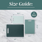 COOK WITH COLOR Non-Slip Cutting Board Set – Kitchen Essentials with Easy Grip - Image 5