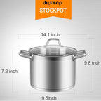 Duxtop Professional Stainless Steel Cookware Induction Ready Impact-bonded - Image 5