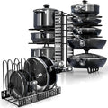 Pots and Pans Organizer Under Cabinet by KOMFORA