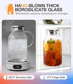 LUNA&MANTHA 1 Gallon Glass Pitcher - Image 4