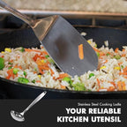 Chef Craft Select Cooking Ladle, 11.5 inch, Stainless Steel - Image 3