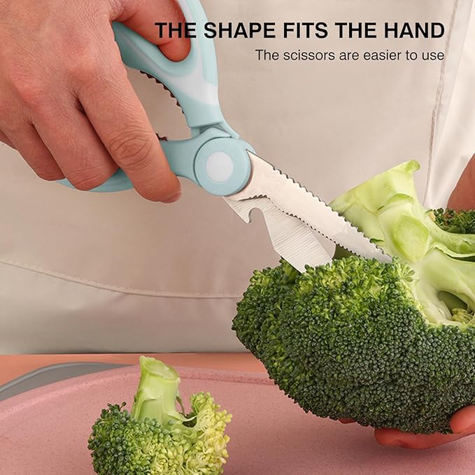NileHome Kitchen Scissors, Stainless Steel Scissors All Purpose Heavy Duty - Image 3