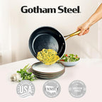 Gotham Steel 15 Pc Ceramic Cookware Set Nonstick, Ceramic Pots and Pans Set Non - Image 7