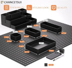 9 Pcs Stackable Drawer Organizer Trays Set, Desk Drawer Organizer Office. - Image 5