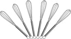 5 inch Mini Wire Whisk 6 Pack by Keewah