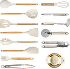 CAROTE Silicone Cooking Utensils Set, Kitchen Utensils Set 16 Pcs by CAROTE