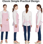 Jubatus 12 Pack 100% Cotton Aprons Bulk - Image 2