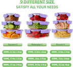 HOMBERKING Glass Food Storage Containers - Image 2