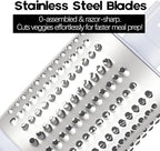 Cheese Grater Hand Crank, Rotary Vegetable Shredder - Image 6