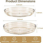 LAMU 2 Pack Lazy Susan Turntable Organizer - Image 7