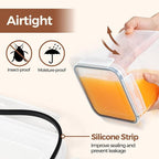 ComSaf Brown Sugar Container Set of 2, Airtight Food Storage Containers - Image 5