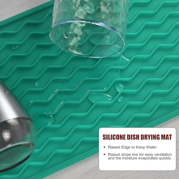 Silicone Dish Drying Mat for Multiple Usage, Easy clean, Eco-friendly, - Image 4