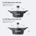 SENSARTE Nonstick Stock Pot - Image 2