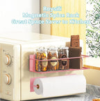 Magnetic Spice Rack For Refrigerator Magnetic Fridge Shelf For Kitchen Spice - Image 4