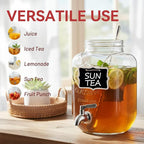 KIKCOIN 1 Gallon Glass Drink Dispensers - Image 7