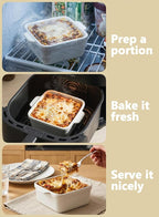 5x5 Small Baking Dish for Oven, 28 Oz Individual Ceramic Casserole Dish - Image 6