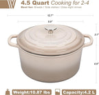 VORRINGARD Enameled Cast Iron Dutch Oven Pot - Image 2