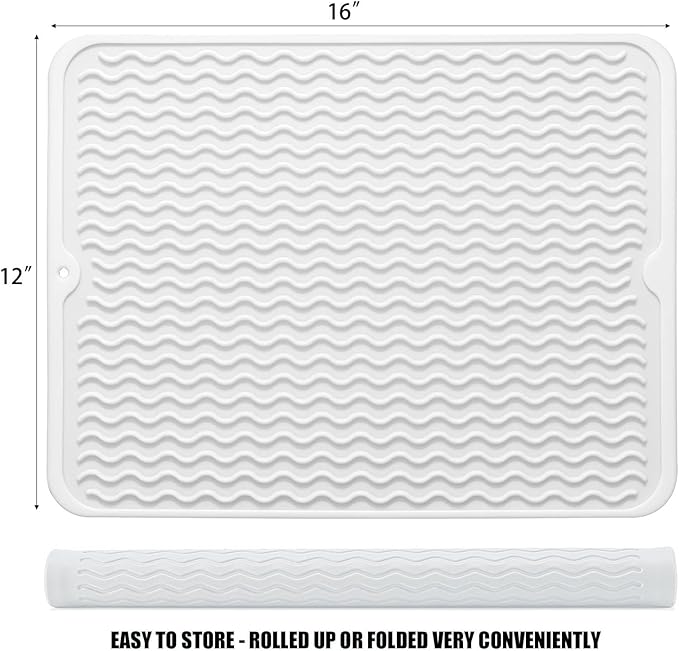 Silicone Dish Drying Mat for Multiple Usage, Easy clean, Eco-friendly, - Image 2