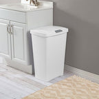 Sterilite 13 Gallon TouchTop Wastebasket Trash Can Garbage Recycle Bin - Image 4