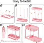 Ukeetap 2 Pack Multi-Purpose Pull-Out Storage Organizers, Under Sink Organizers - Image 7