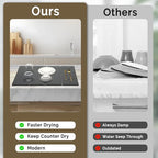 Large Stone Dish Drying Mat for Kitchen Counter, Foldable Water Absorbing - Image 7