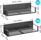HuggieGems 6 Pack Magnetic Spice Storage Rack Organizer - Image 7