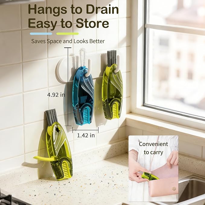 3 in 1 Cup Lid Gap Cleaning Brush Set - Image 5