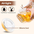 ComSaf 1 Gallon Square Glass Jars - Image 7