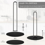10Pack Paper Towel Holder, Bulk Black Paper Towel Holder Stand Countertop - Image 2
