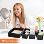 SpaceHacks 25 PCS Plastic Drawer Organizer Set, 4-Size Versatile Organizer - Image 5