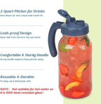Soligt Glass Mason Jar Pitcher - Image 4