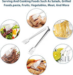 8 Pack Serving Tongs, 9 Inch, Stainless Steel - Image 5