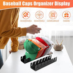Hat Stand for Baseball Caps, 2 Pack No Install Acrylic Hat Organizer for 14 - Image 5