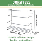 Evelots Kitchen Wrap Organizer - Image 5
