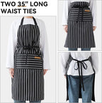 NLUS 2 Pack Cooking Aprons for Women - Image 6