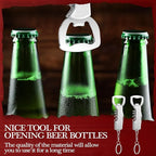 Ziliny 24 Pcs Bottle Opener Keychain Bulk Wine Bottle Beer Opener Keychain - Image 5