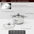 GEDO Stainless Steel Stock Pot - Image 4
