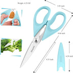 Kitchen Shears, iBayam Kitchen Scissors All Purpose Heavy Duty Meat Scissors - Image 3