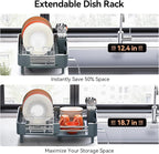 Urackify Stainless Steel Dish Drying Rack - Image 4