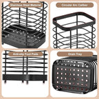 Utensil Holder, Stainless Steel Utensil Drying Rack - Image 3