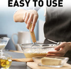 Zulay Kitchen Double-Eye 13" Danish Dough Whisk - Image 3