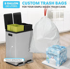 Simpli-Magic 18.5 Gallon Dual Compartment Step Trash Can – Kitchen Garbage Can - Image 10
