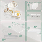 Dish Drying Rack, Two-Tier Dish Drying Rack - Image 2