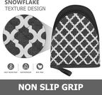 1 Pair Short Oven Mitts - Image 5