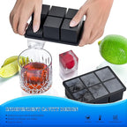 Large Ice Cube Tray for Whiskey 3 Pack, HANCELANT Big Silicone Square Ice Cube - Image 2
