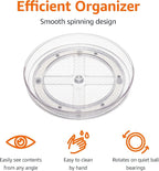 Amazon Basics Clear Rotating Lazy Susan Turntable Organizer - Image 2