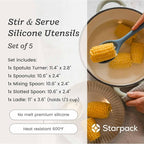 Starpack 'Stir & Serve' Silicone Cooking Utensils Set - Image 5