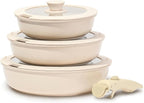 ESLITE LIFE Nonstick Ceramic Frying Pans Skillets Set by ESLITELIFE